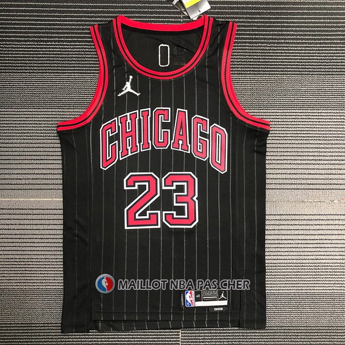 Maillot Chicago Bulls Michael Jordan NO 23 Statement 2020-21 Noir